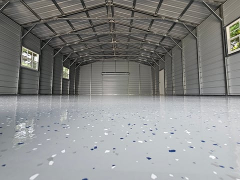 Garage floor coating application for sandy beach properties