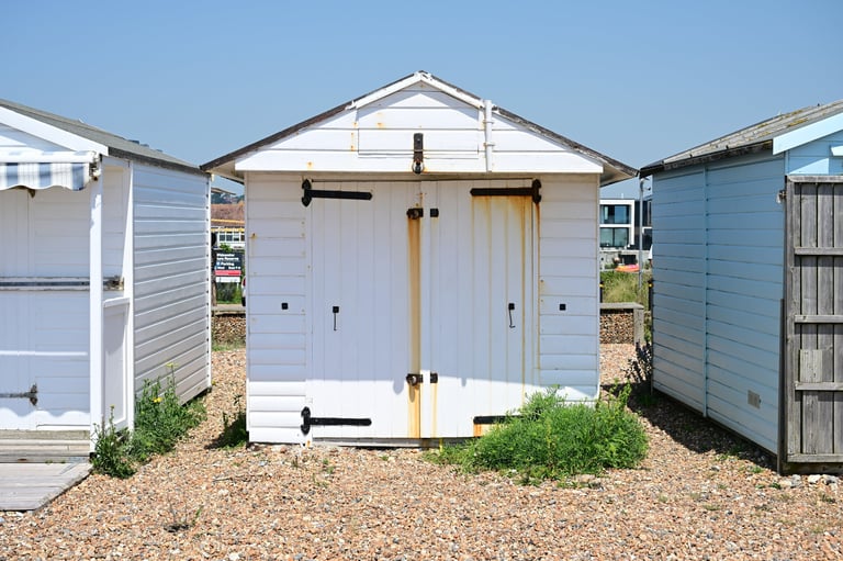Beach huts at Shoreham by Sea