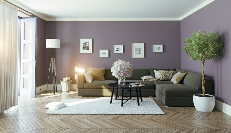Modern interior design concept